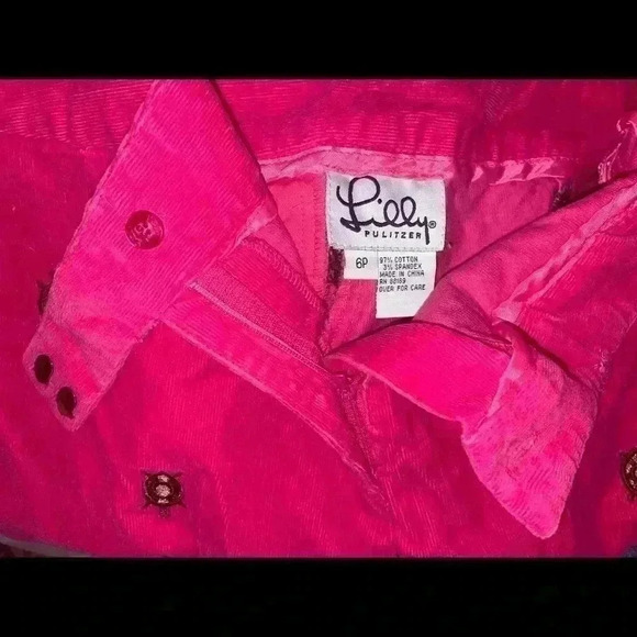 Lilly Pulitzer Corduroy Turtle Pants - Picture 5 of 5
